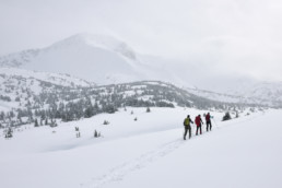 Workations Out of office - Active hiking snow
